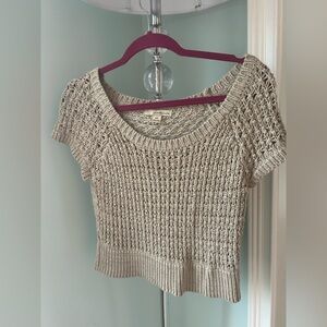 Forever 21 Tan Knit Top